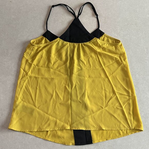 Forever 21 Beaded Contrast Trim Tank in Mustard/Black ASO Alex Russo - Picture 5 of 9